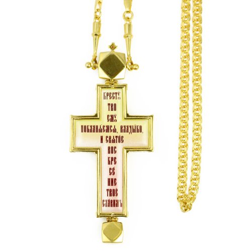 2.10.0398лп-2/64лп Крест наперсный в позолоте фото 4 2.10.0398лп-2/64лп Крест наперсный в позолоте фото 4