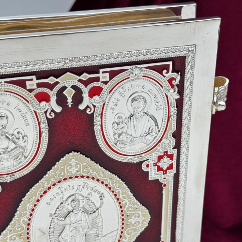 2.7.2157лэ Евангелие напрестольное в серебрении фото 7