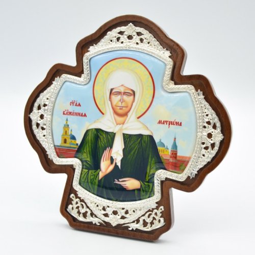 2.78.02463л И.н. латунная Святая блаженная Матрона Московская