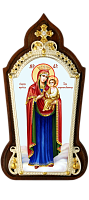 2.78.01554л И.н. латунная Образ Божией Матери Скоропослушница