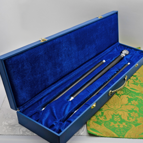 2.7.2980лр Посох латунный с патинированием в серебрении фото 5 2.7.2980лр Посох латунный с патинированием в серебрении фото 5