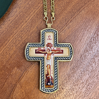 2.10.0551лпр-2/1лп Крест наперсный в позолоте