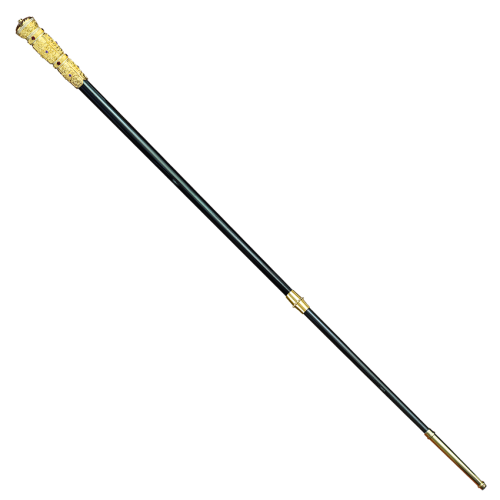 2.7.0486лп Посох архиерейский латунный в позолоте со вставками (большой) фото 3 2.7.0486лп Посох архиерейский латунный в позолоте со вставками (большой) фото 3