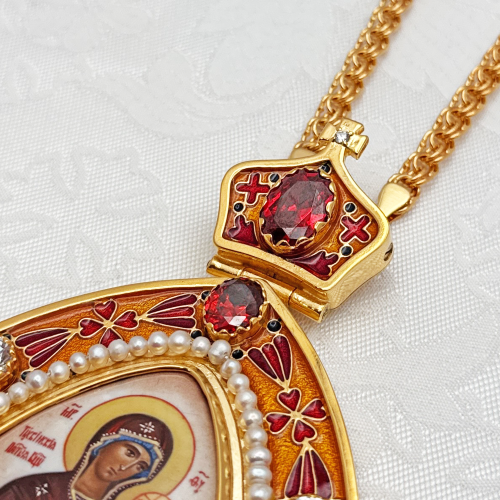 2.7.2303лп-18/1лп-М Панагия в позолоте фото 5 2.7.2303лп-18/1лп-М Панагия в позолоте фото 5