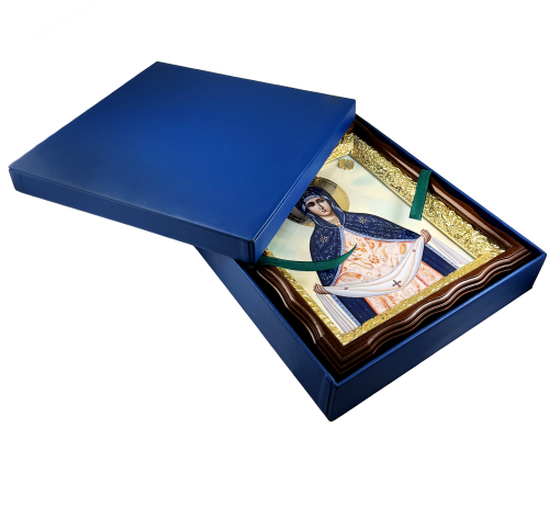 2.14.0207лпм-58 Икона настенная - Покрова Божией Матери (Поясная) фото 4 2.14.0207лпм-58 Икона настенная - Покрова Божией Матери (Поясная) фото 4