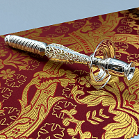 2.7.1297л Подсвечник ручной латунный