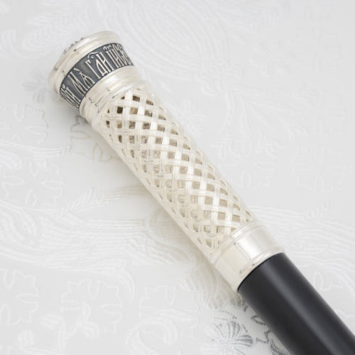 2.7.1928лр Посох латунный с патинированием в серебрении фото 2 2.7.1928лр Посох латунный с патинированием в серебрении фото 2