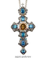 2.10.0387лр-2/1л Крест наперсный в серебрении