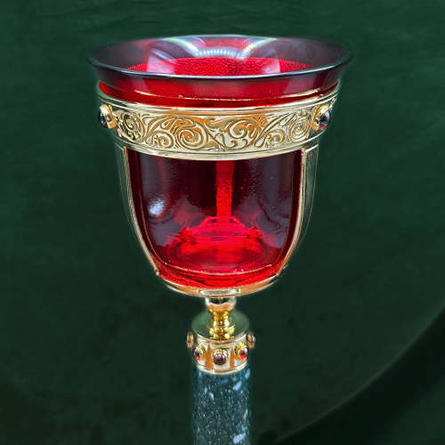 2.7.2664лпч Лампада в позолоте с акриловой ножкой фото 7 2.7.2664лпч Лампада в позолоте с акриловой ножкой фото 7