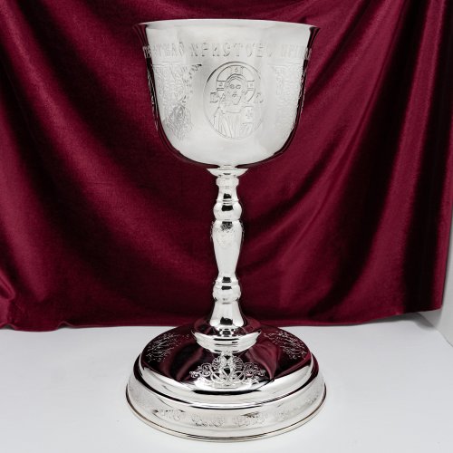 2.7.1456л Потир мельхиоровый на 2 литра