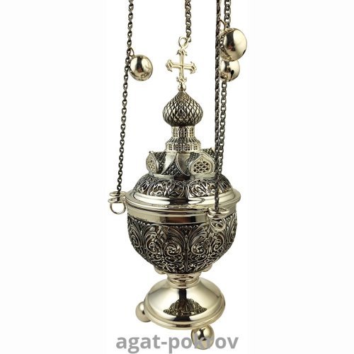 2.7.0888лр Кадило латунное с оксидированием