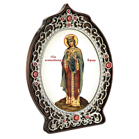 2.78.0984л И.н. латунная Святая великомученица Варвара