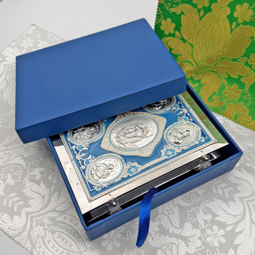 2.7.0697л Евангелие напрестольное в серебрении фото 3 2.7.0697л Евангелие напрестольное в серебрении фото 3