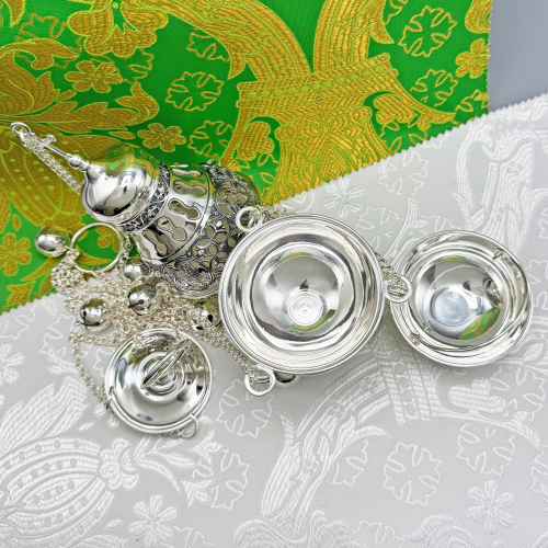 2.7.2892лр Кадило латунное в серебрении фото 7 2.7.2892лр Кадило латунное в серебрении фото 7