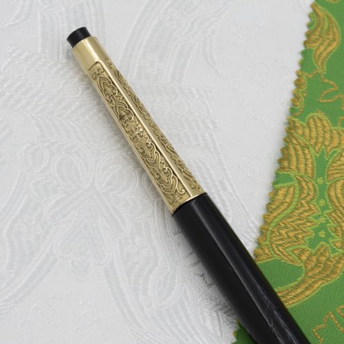 2.7.0746лф Посох латунный с фрагментальной позолотой фото 5