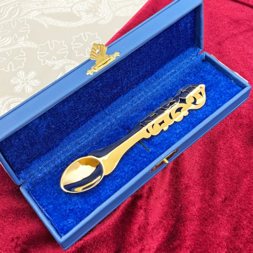 2.7.2728лп Лжица латунная в позолоте фото 3