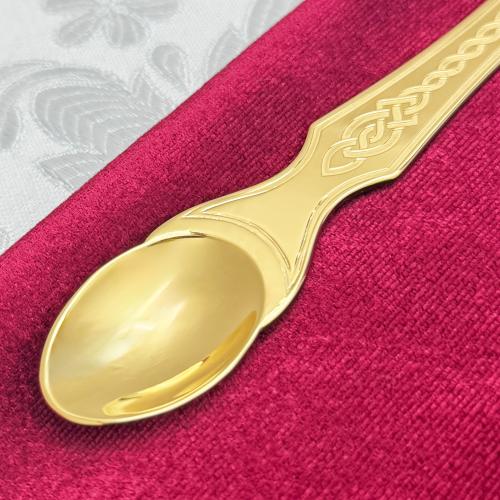 2.7.2697лп Лжица латунная в позолоте фото 8 2.7.2697лп Лжица латунная в позолоте фото 8