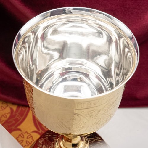 2.7.1814лп Потир в позолоте на 1л фото 4