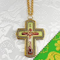 2.10.0551лпр-2/1лп Крест наперсный в позолоте