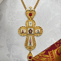 2.10.0021лп-2/1лп Крест наперсный в позолоте