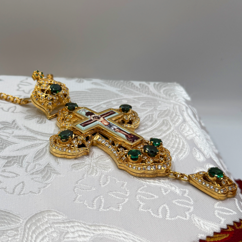 2.10.0180лп-2/1лп Крест латунный с цепью фото 7 2.10.0180лп-2/1лп Крест латунный с цепью фото 7