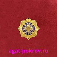 2.7.0453лпэ Мощевик большой латунный в позолоте с эмалью