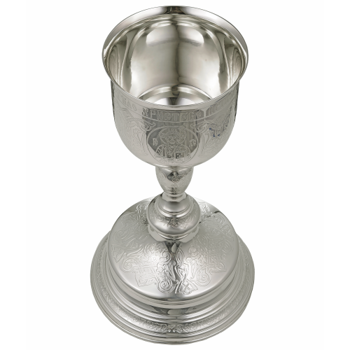 2.7.1814л Потир мельхиоровый в серебрении на 1л фото 3 2.7.1814л Потир мельхиоровый в серебрении на 1л фото 3