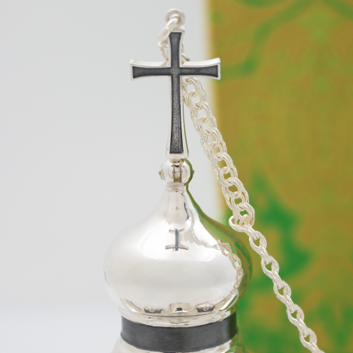 2.7.2875лр Кадило латунное с патинированием в серебрении фото 7 2.7.2875лр Кадило латунное с патинированием в серебрении фото 7