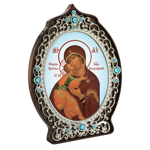 2.78.0925л И.н.латунная Образ Богородицы Владимирская 2.78.0925л И.н.латунная Образ Богородицы Владимирская