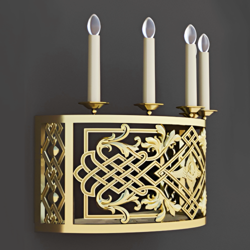 5.7.2972лм Бра церковное на 5 свечей фото 2 5.7.2972лм Бра церковное на 5 свечей фото 2