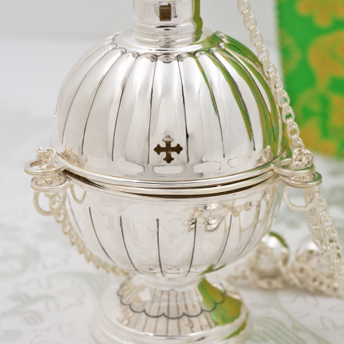 2.7.2997лр Кадило латунное с патинированием в серебрении фото 5 2.7.2997лр Кадило латунное с патинированием в серебрении фото 5