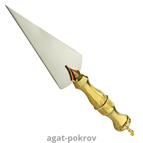 2.7.0178лп Копие латунное среднее (нержавеющая сталь) в позолоте с травлением и эмалью