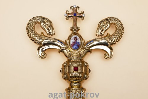 2.7.1480лп Жезл латунный со вставками в позолоте фото 12 2.7.1480лп Жезл латунный со вставками в позолоте фото 12