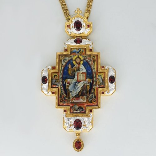 2.10.0321лп-2/1лп Крест латунный в позолоте с цепью 2.10.0321лп-2/1лп Крест латунный в позолоте с цепью