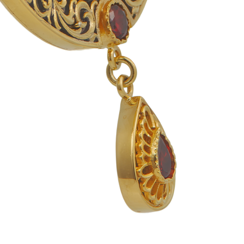 2.7.2417лпрэ-2/1лп Панагия в позолоте с эмалью фото 3