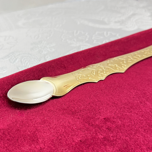 2.7.1114лф Лжица латунная в позолоте фото 6 2.7.1114лф Лжица латунная в позолоте фото 6