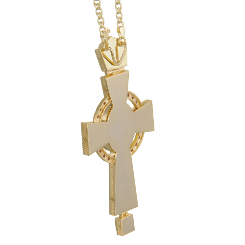 2.10.0400лп-28/1лп Наперсный латунный крест фото 6