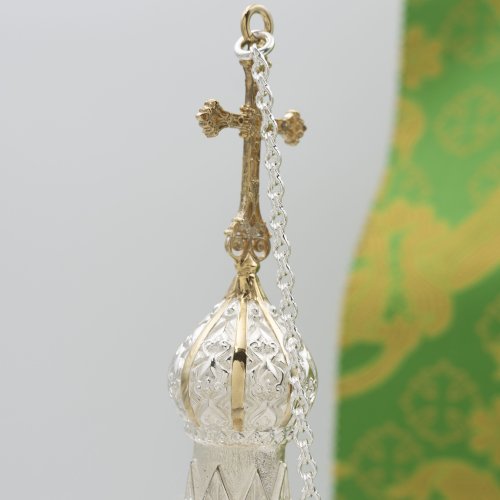 2.7.1097лф Кадило латунное с фрагментальной позолотой фото 5 2.7.1097лф Кадило латунное с фрагментальной позолотой фото 5