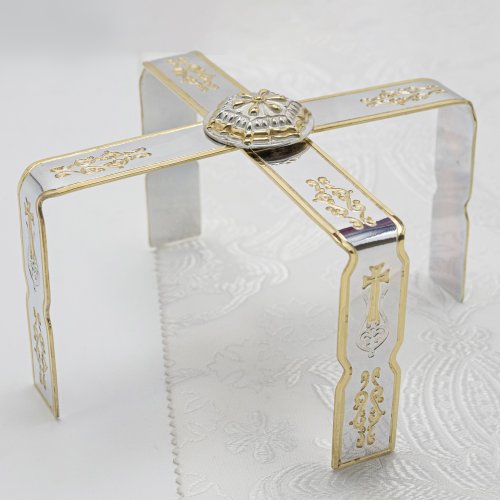 2.7.1900лф Звездица с фрагментарной позолотой