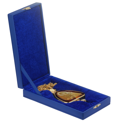 2.7.2484лп-2/64лп Панагия в позолоте фото 3