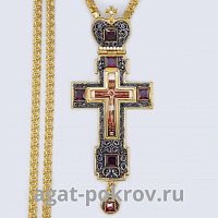 2.10.0157лпр-2/1лп Крест наперсный в позолоте