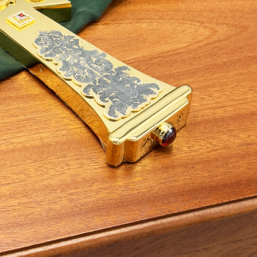 2.7.2099лпрэ Крест напрестольный в позолоте фото 2 2.7.2099лпрэ Крест напрестольный в позолоте фото 2