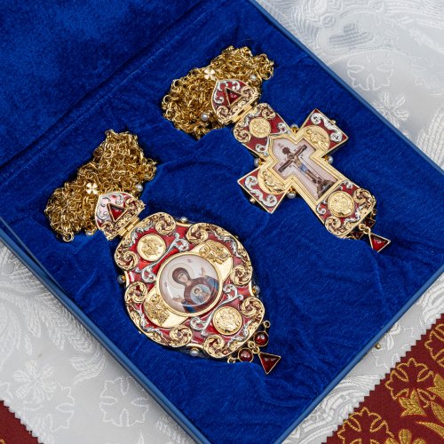 2.7.2265лнпэ-2/113лп Панагия с натуральными камнями фото 3 2.7.2265лнпэ-2/113лп Панагия с натуральными камнями фото 3