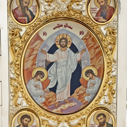 2.7.0774лф Евангелие латунное с фрагментальной позолотой фото 10