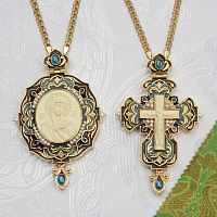 2.7.2620лп-11/1лп-К-М Архиерейский наперсный комплект в позолоте