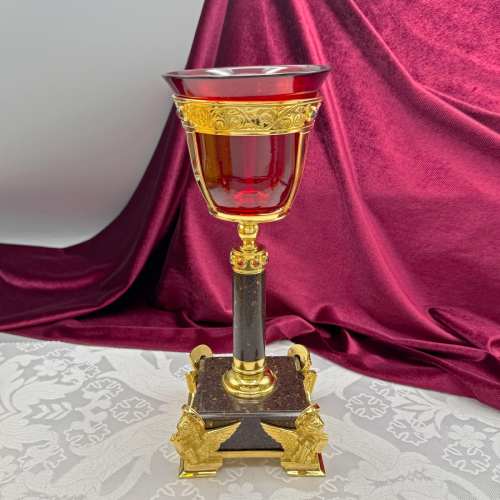 2.7.2664лпч Лампада в позолоте с акриловой ножкой 2.7.2664лпч Лампада в позолоте с акриловой ножкой