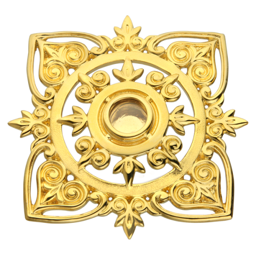 2.7.0455лп Мощевик латунный в позолоте 2.7.0455лп Мощевик латунный в позолоте