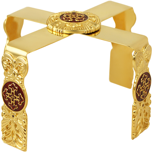 2.7.1095лпэ Звездица латунная в позолоте с эмалью и вставками 2.7.1095лпэ Звездица латунная в позолоте с эмалью и вставками