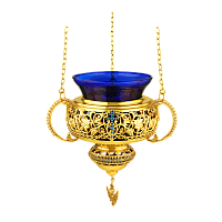 2.7.0373лп Лампада латунная в позолоте