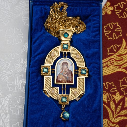 2.7.1887лп-2/115лп Панагия в позолоте фото 6